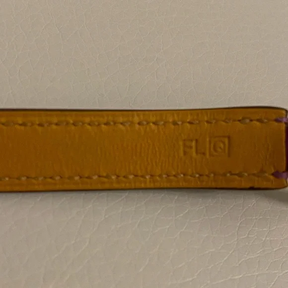 Authentic Hermes Rivale double tour leather bracelet - Picture 4 of 8